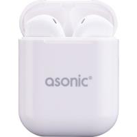 ASONİC AS-TWS130 Beyaz Mobil Telefon Uyumlu Bluetooth TWS AirPods Mikrofonlu Kulaklık - 4